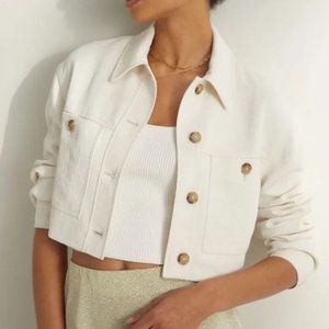 Wilfred Little Cropped Jacket- Light Birch